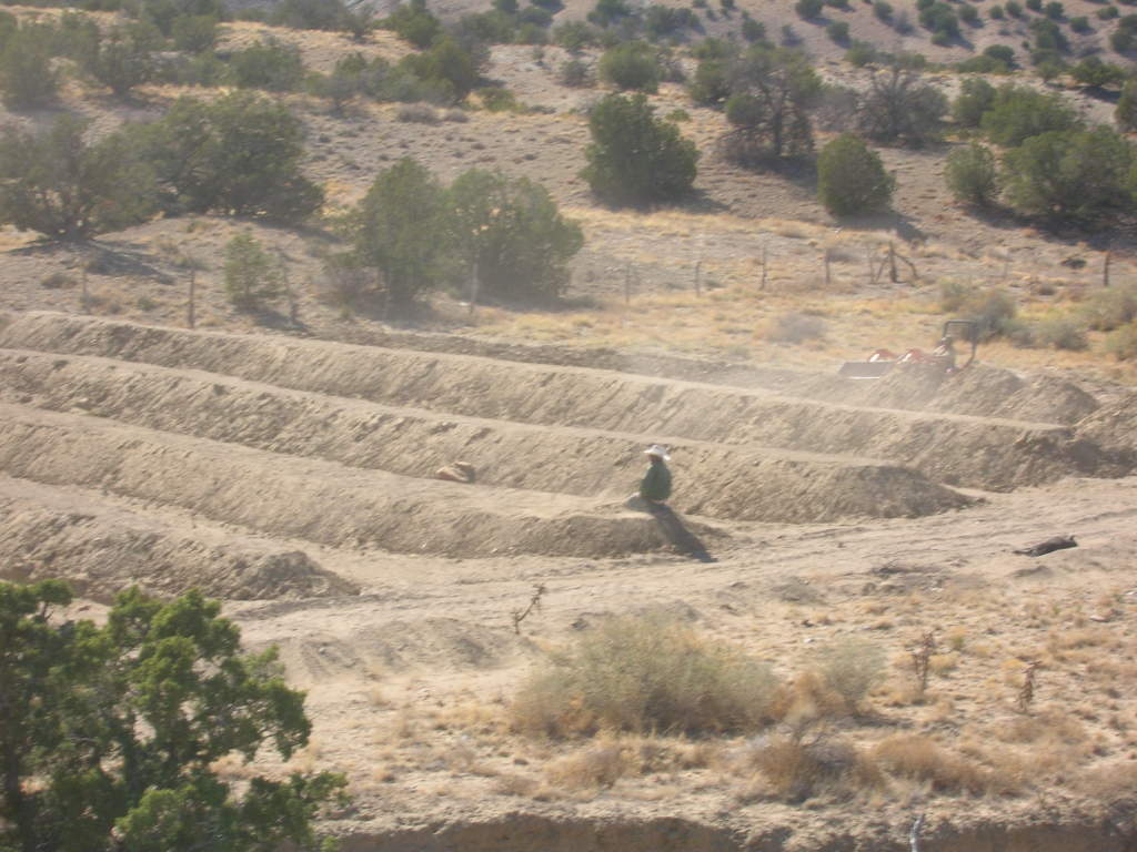 creating and leveling berms